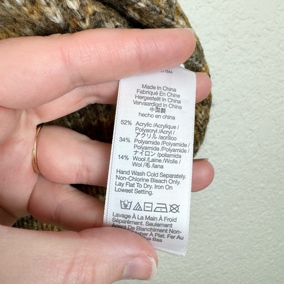 Madewell Space-Dyed Winstead Chunky Knit Cardigan Sweater - Picture 13 of 13